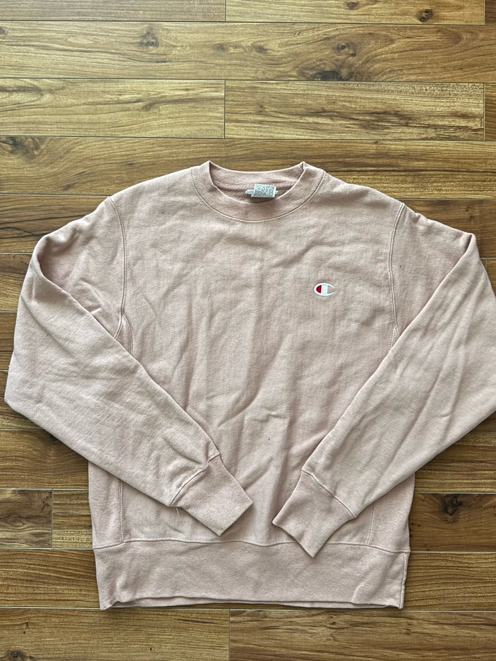 Champion Reverse Weave Crewneck Sweatshirt - Pink - Size Small